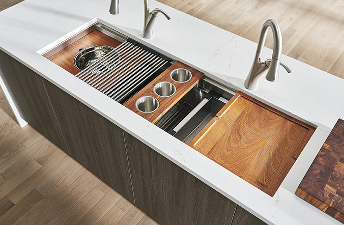 Ruvati Workstation Ledge Sink Collection