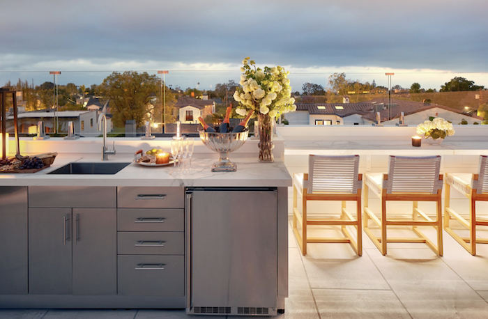 outdoor kitchen exterior living spaces