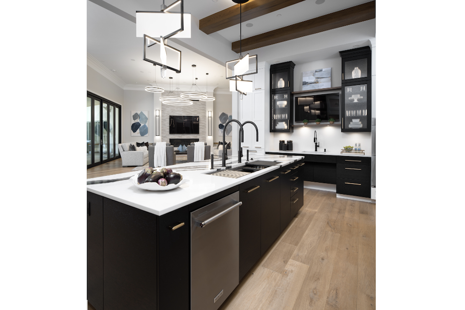 A Family Kitchen Design Where Tuxedo