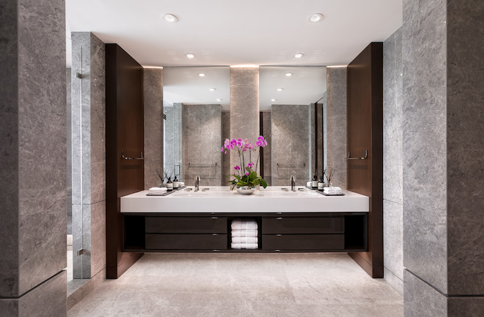 modern double vanity