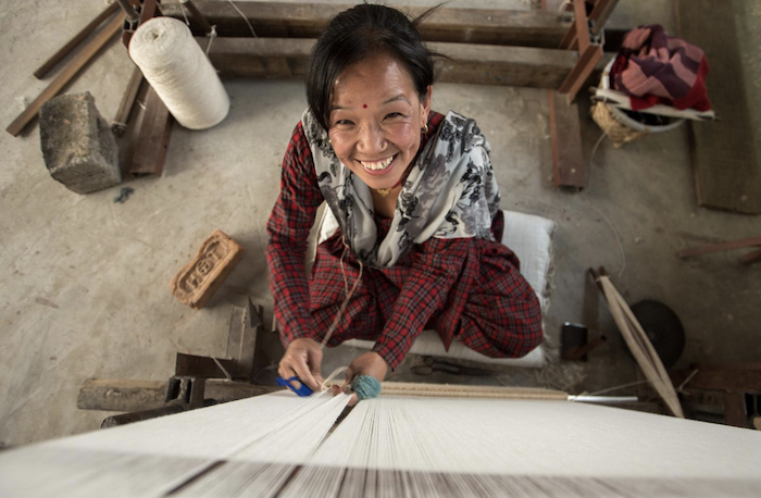 woman weaver