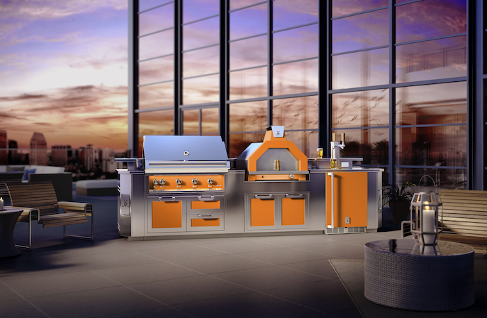 hestan outdoor kitchen