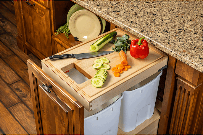 pull out cutting board